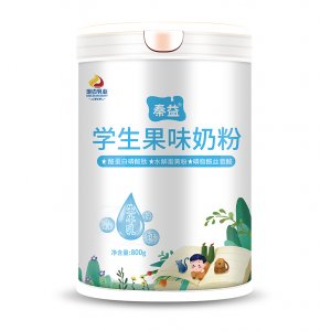 秦益学生果味奶粉 800克OEM/ODM贴牌代加工批发定制源头厂家