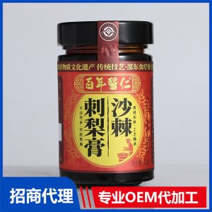 沙棘刺梨膏OEM代加工 膏滋贴牌定制源头工厂