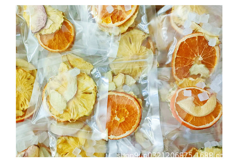 柠檬茶西柚青桔百香果茶山楂话梅金桔茶冻干水果片水果柠檬茶