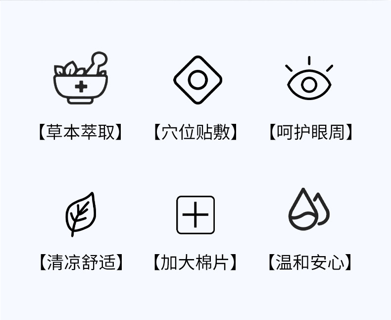 云南本草蓝莓叶黄素眼贴批发艾草眼贴学生家用眼疲劳冷敷眼膜代发