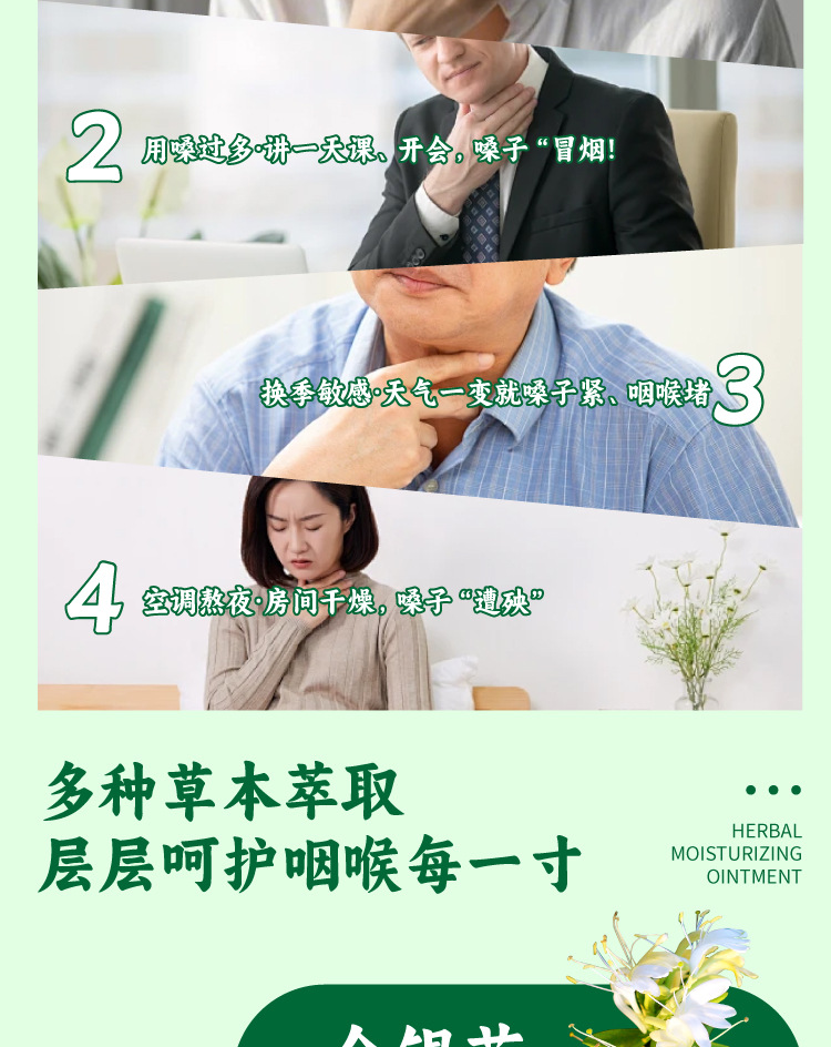 咽扁膏 厂家现货喉咙痰多嗓子吞咽困难有异物感咽喉保健膏