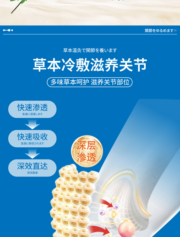氨糖软骨素贴凉感贴四面弹力布温感舒缓贴久光贴源头厂家批发代发