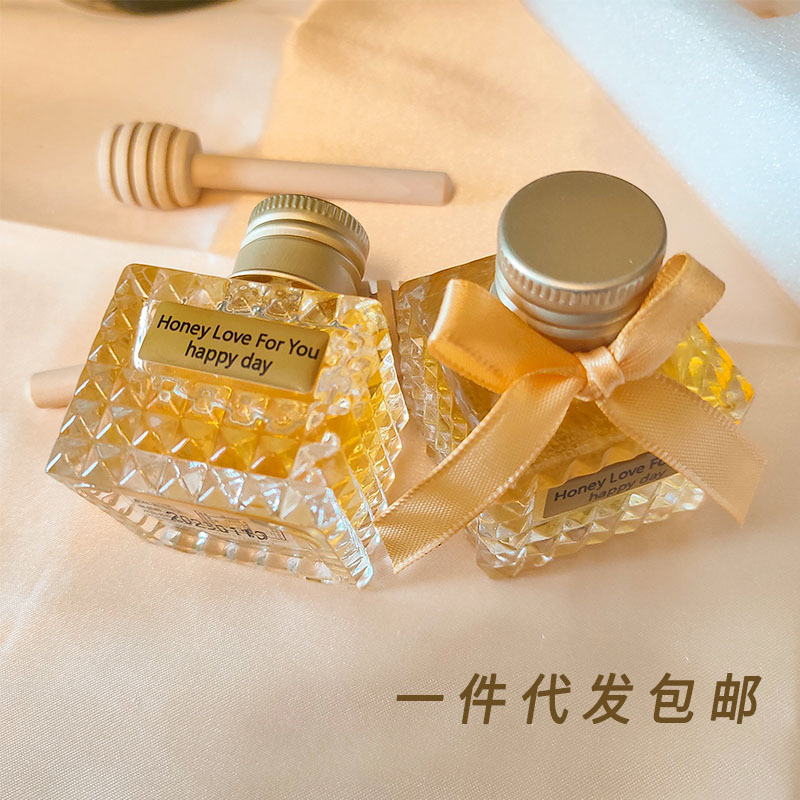 整箱蜂蜜伴手礼喜蜜小罐小钻石35gDIY手工喜糖礼盒罐装瓶装