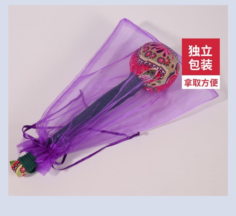 艾草中药手锤养生按摩敲背锤经络敲打锤山苍子按摩锤捶打肩颈疏通