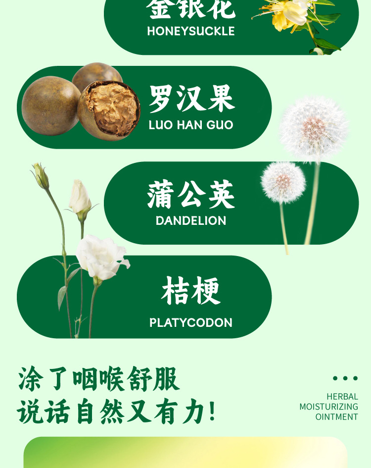 咽扁膏 厂家现货喉咙痰多嗓子吞咽困难有异物感咽喉保健膏