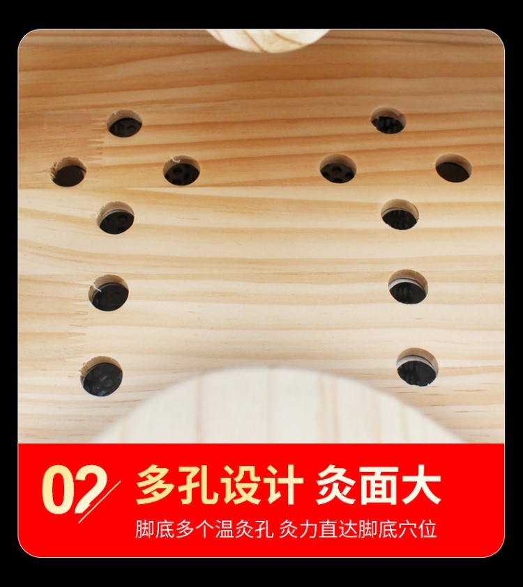 家用滤烟艾灸盒足疗器艾灸熏蒸仪器熏脚底木制足灸箱养生馆