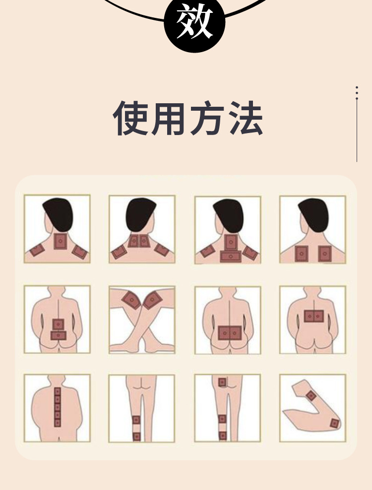 天麻通络贴天麻三七通络贴肩颈膝盖透骨艾灸贴全身颈肩艾草贴