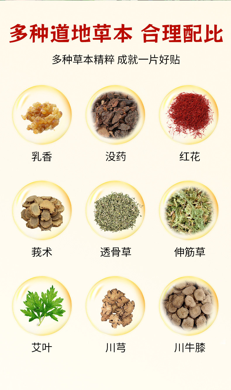 扁鹊世医艾草颈椎贴关节腰椎颈椎膝盖筋骨保健贴肩周透骨贴批发