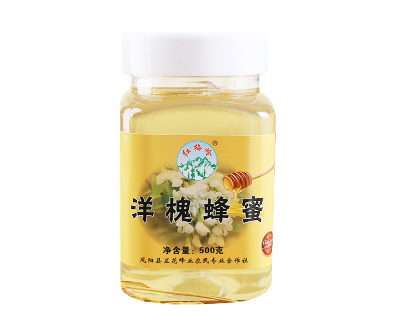 洋槐蜂蜜500g农家自产蜂蜜延安洋槐蜂蜜食用原蜜液态土洋槐蜂蜜
