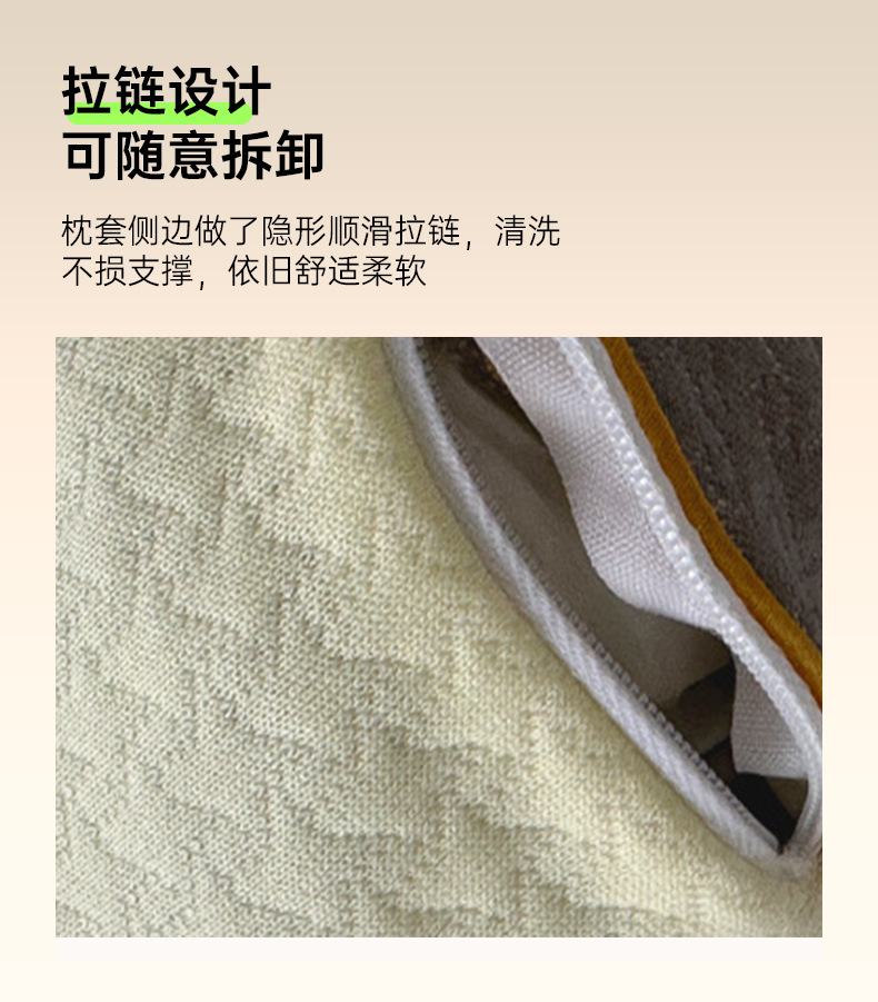 全荞麦颈椎枕3D空气棉家用助睡牵引枕反弓支撑立体护颈枕荞麦枕头