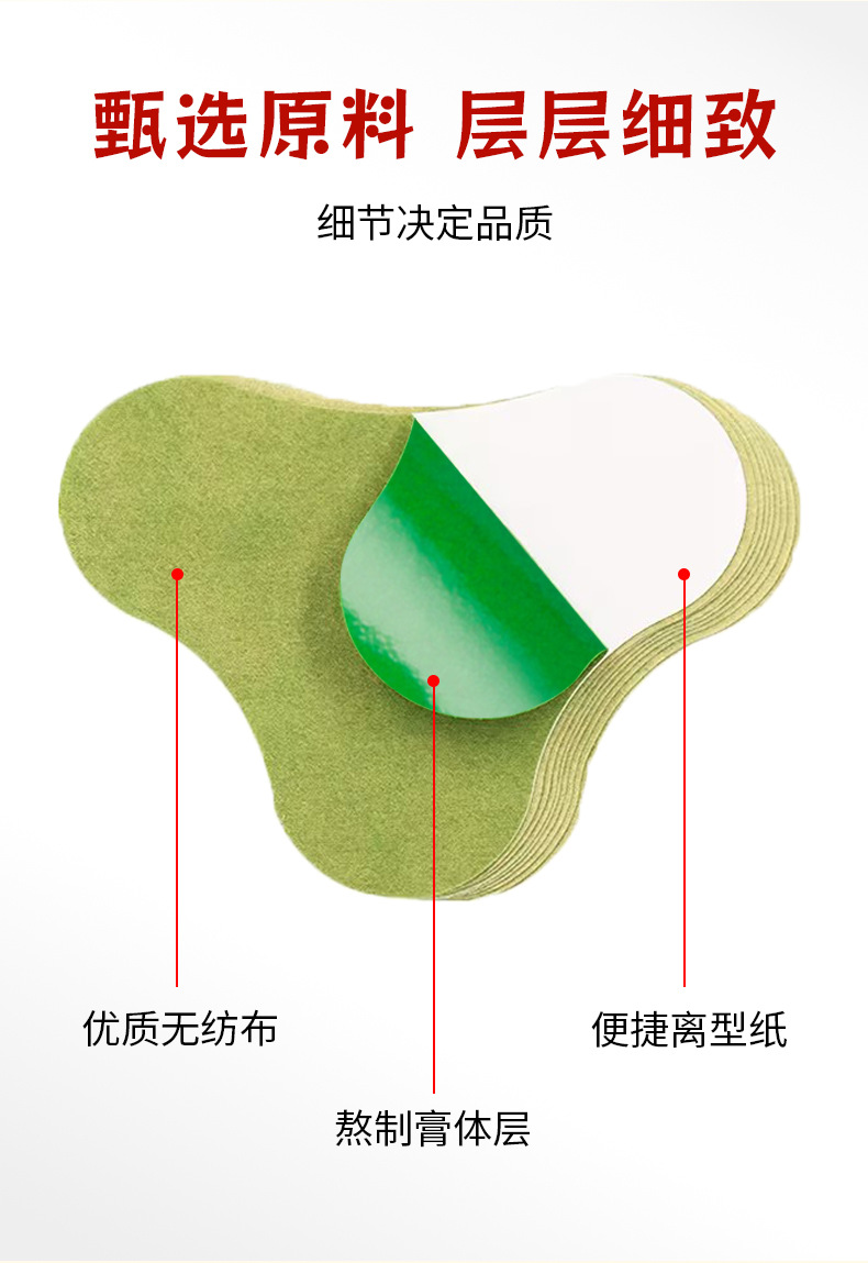 扁鹊世医艾草颈椎贴关节腰椎颈椎膝盖筋骨保健贴肩周透骨贴批发