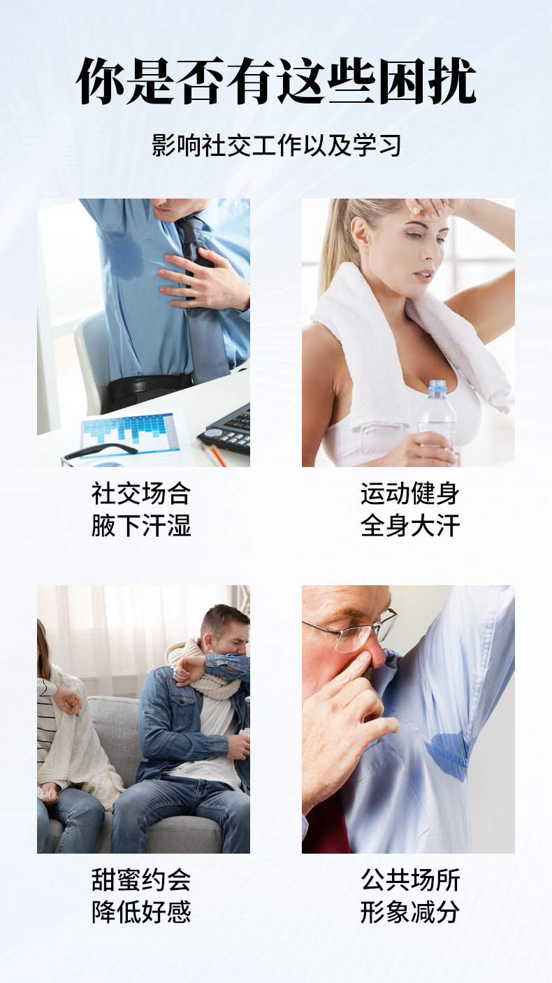 洛健堂止汗香体露男女通用便携旅行腋下异味喷雾持久香体喷雾批发