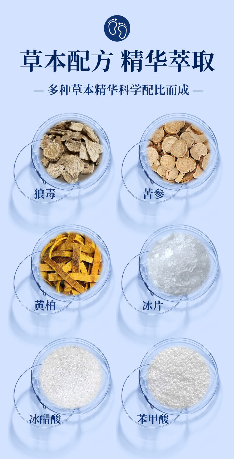 云南本草狼毒喷剂厂家批发脚汗脚干脚部不适喷雾足部护理膏代发