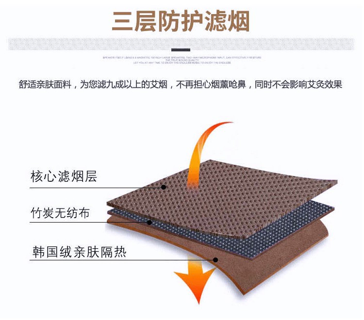 艾灸盒家用纯铜灸盒随身灸四联无烟布套加厚多功能厂家批发保健