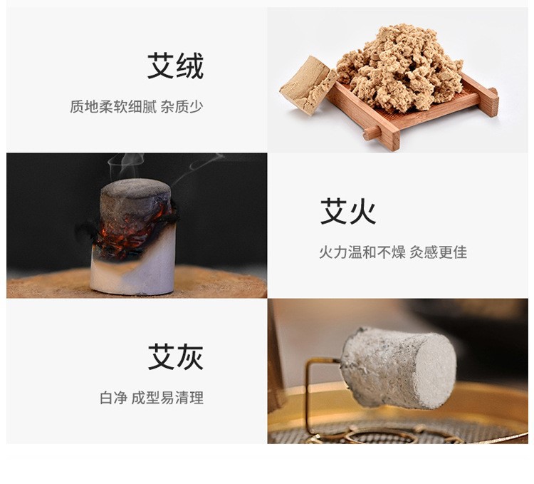 艾灸盒家用纯铜灸盒随身灸四联无烟布套加厚多功能厂家批发保健