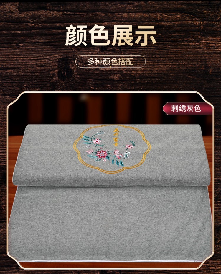 电加热艾灸毯艾绒床垫艾草褥子热敷艾灸毯家用艾绒毯厂家批发温灸