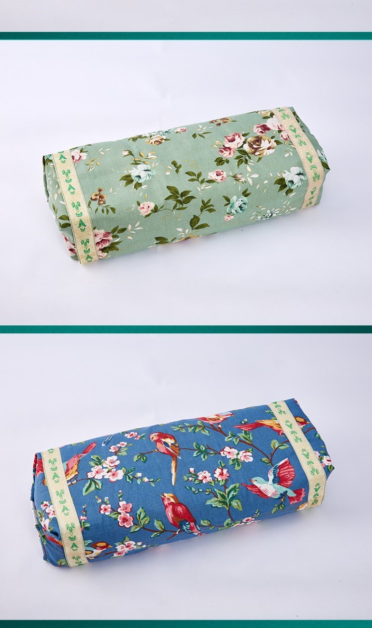 艾草颈椎枕头护颈艾绒艾草助睡眠睡觉专用家用圆形厂家批发代发货