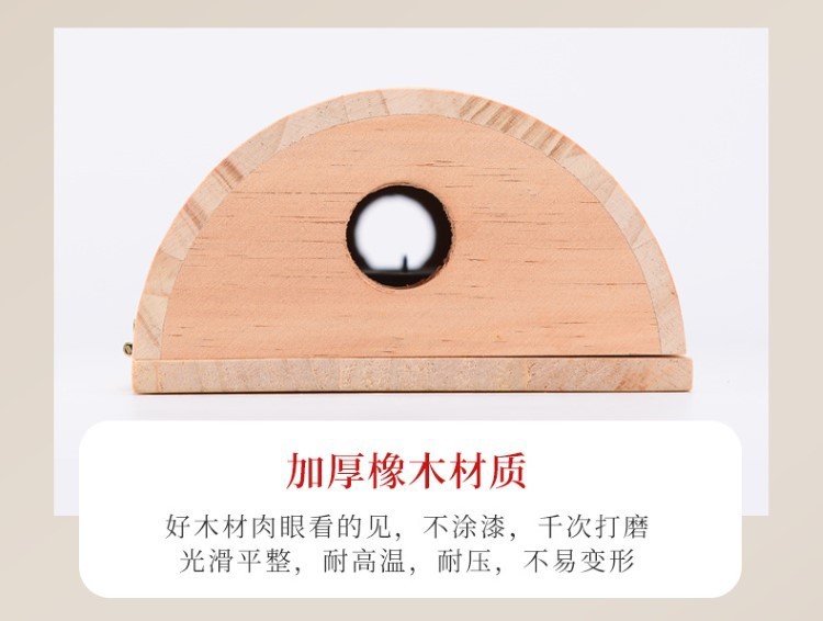 抖音爆款木质艾灸枕头无烟器具颈椎枕腰部随身灸实木保健